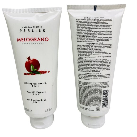 Perlier Melograno Pomegranate Arm Lift Express 5 In 1 Cream 200 Ml Set Of 2 - Picture 2 of 2